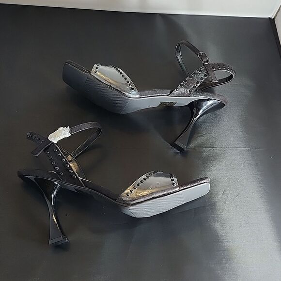 BRAND NEW LADY COUTURE BRANDY RHINESTONE STILETTO HEEL SANDALS G1 - Picture 13 of 16